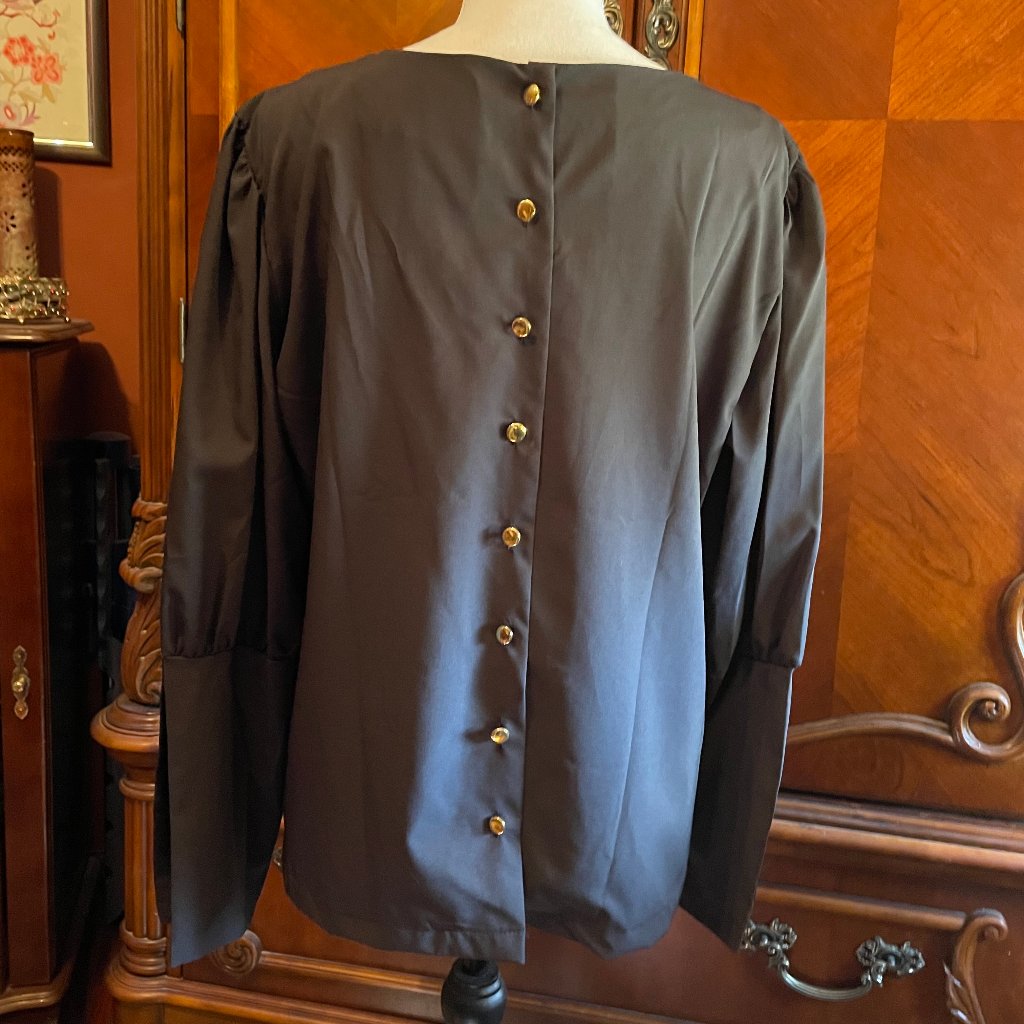 Gold Button Top